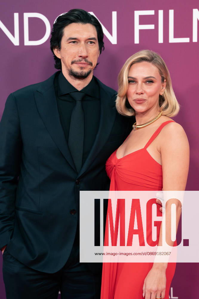 Adam Driver and Scarlett Johansson attend the premiere of Paper Tiger during the 70th BFI London Film Festival at the Royal Festival Hall. London United Kingdom - ZUMAs197 20261010_aaa_s197_815