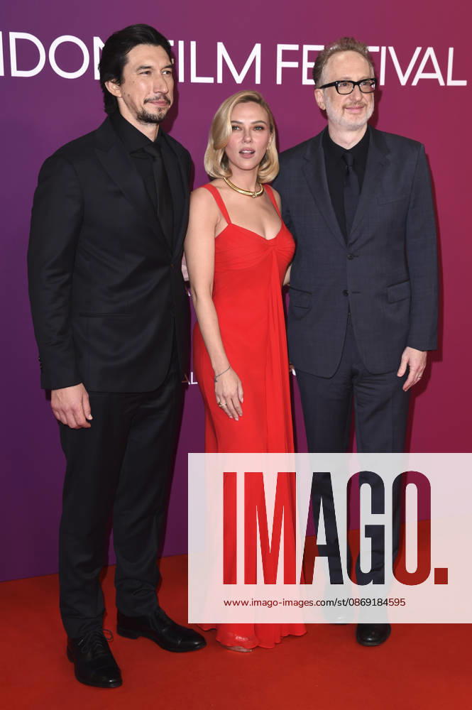 Adam Driver, Scarlett Johansson, and James Gray at the premiere of the film *Paper Tiger* at the 70th BFI London Film Festival 2026 at the Royal Festival Hall in London, October 10, 2026 Foto:xS.xFuturexImagex paper_6050