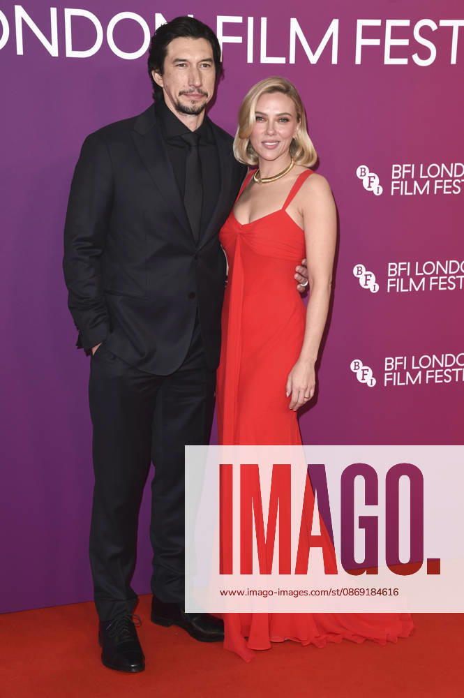 Adam Driver and Scarlett Johansson at the premiere of the film *Paper Tiger* at the 70th BFI London Film Festival 2026 at the Royal Festival Hall in London, October 10, 2026 Foto:xS.xFuturexImagex paper_6051