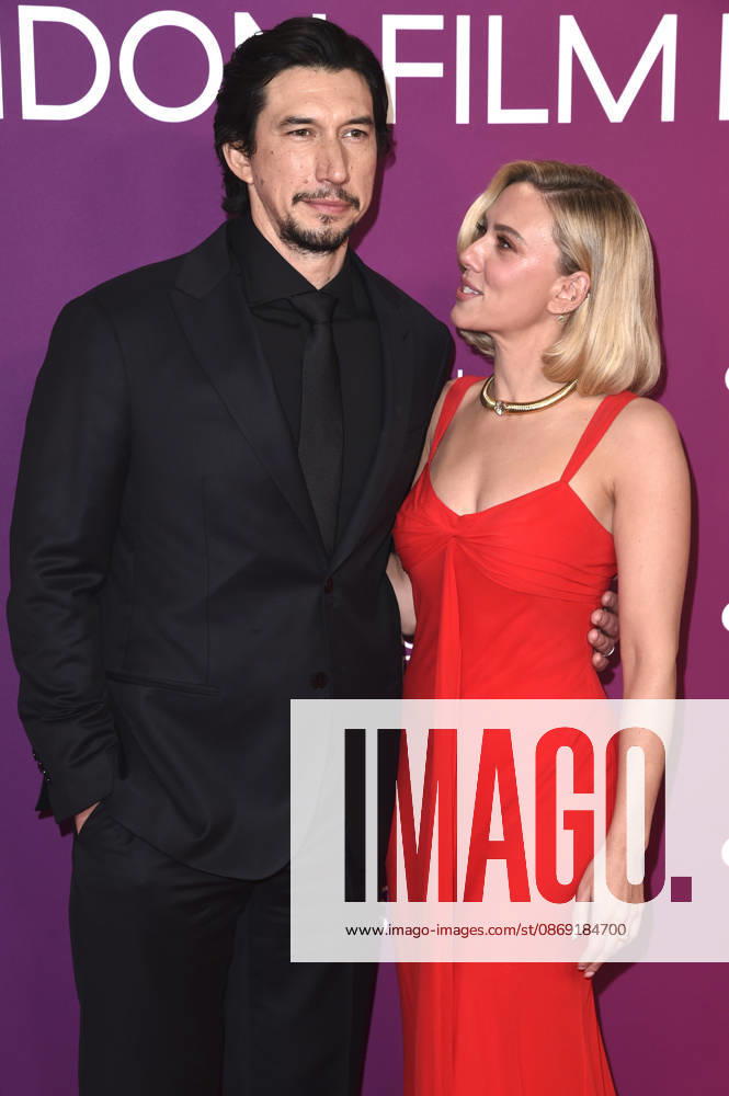 Adam Driver and Scarlett Johansson at the premiere of the film *Paper Tiger* at the 70th BFI London Film Festival 2026 at the Royal Festival Hall in London, October 10, 2026 Foto:xS.xFuturexImagex paper_6057