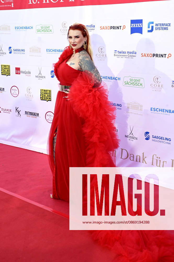 Lyn Künstner at the 18th Hope Gala 2026 at the Schauspielhaus Dresden, October 10, 2026 Foto:xM.xWehnertx xFuturexImagex hope_6205