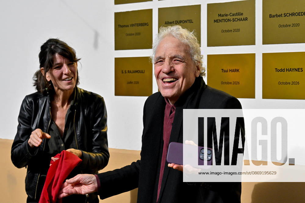 18th Lumiere Festival Bad Lieutenant Screening Abel Ferrara unveiling a commemorative plate in his honor on the Film Makers Wall after the screening of the movie Bad Lieutenant during the 18th Lyon Lumiere Film Festival in Lyon, France on 11 October 2026. Photo by Julien Reynaud APS-Medias ABACAPRESS.COM Lyon France