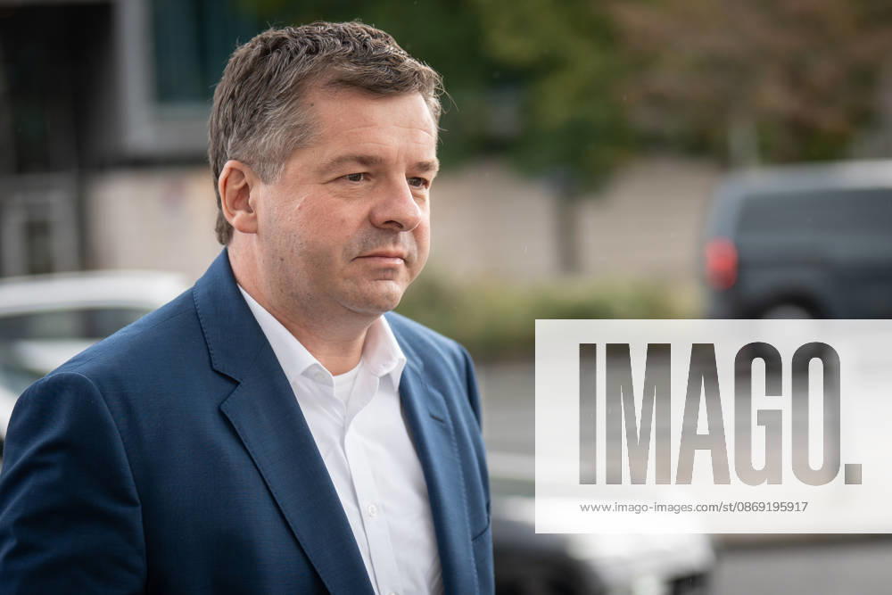 Sven Schulze, Minister-President and parliamentary group leader of Saxony-Anhalt, upon his arrival at the Konrad Adenauer House for the CDU Germany Executive Committee Retreat in Berlin, October 2026, Berlin, Berlin, Germany, Konrad Adenauer House