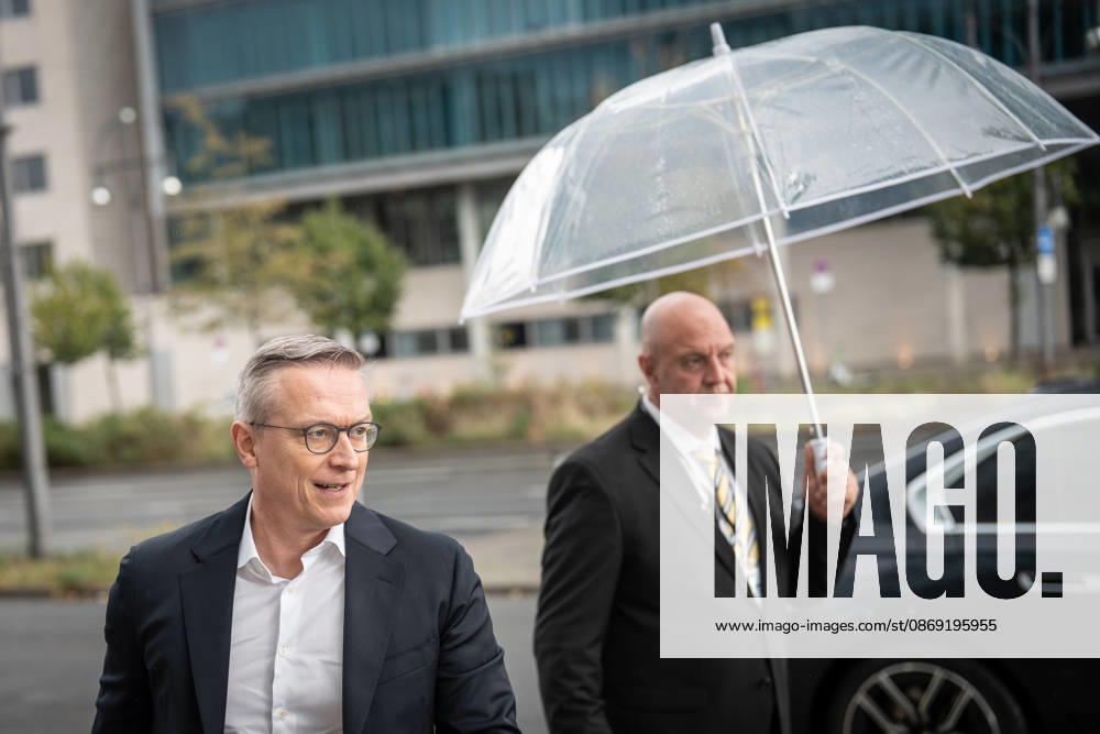 Karsten Wildberger, Federal Minister for Digital Affairs and State Modernization, upon his arrival at the CDU of Germany’s Executive Committee Retreat in Berlin, October 2026, Berlin, Berlin, Germany, Konrad Adenauer House