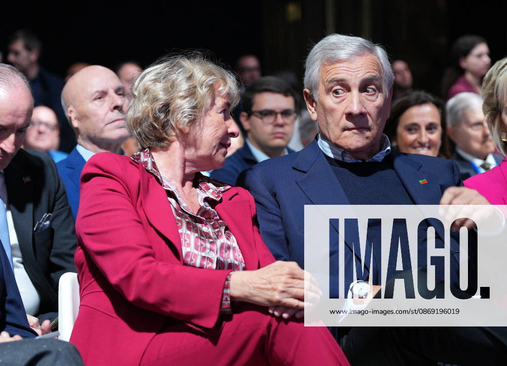 IPA89549666 - Milan, October 11, 2026, Forza Italia Event: The Optimism of Will at the East End Studios on Via Mecenate with Stefania Craxi and Antonio Tajani