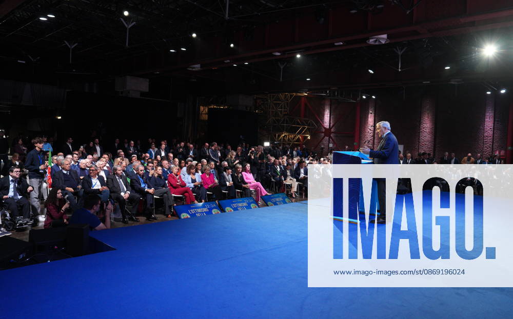 IPA89549700 - Milan, October 11, 2026, Forza Italia Event: The Optimism of Will at the East End Studios on Via Mecenate with Antonio Tajani