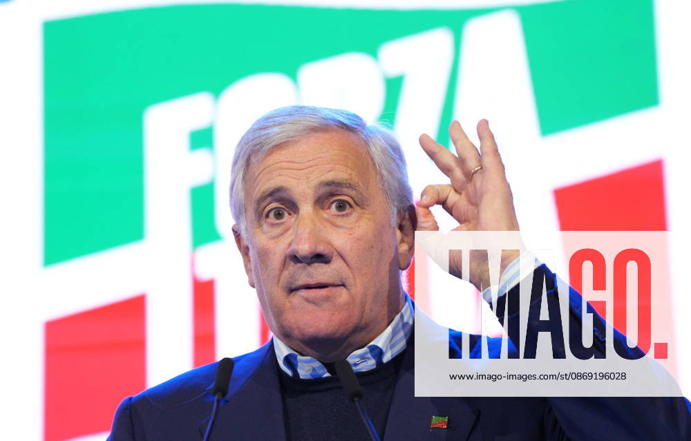 IPA89549733 - Milan, October 11, 2026, Forza Italia Event: The Optimism of Will at the East End Studios on Via Mecenate with Antonio Tajani
