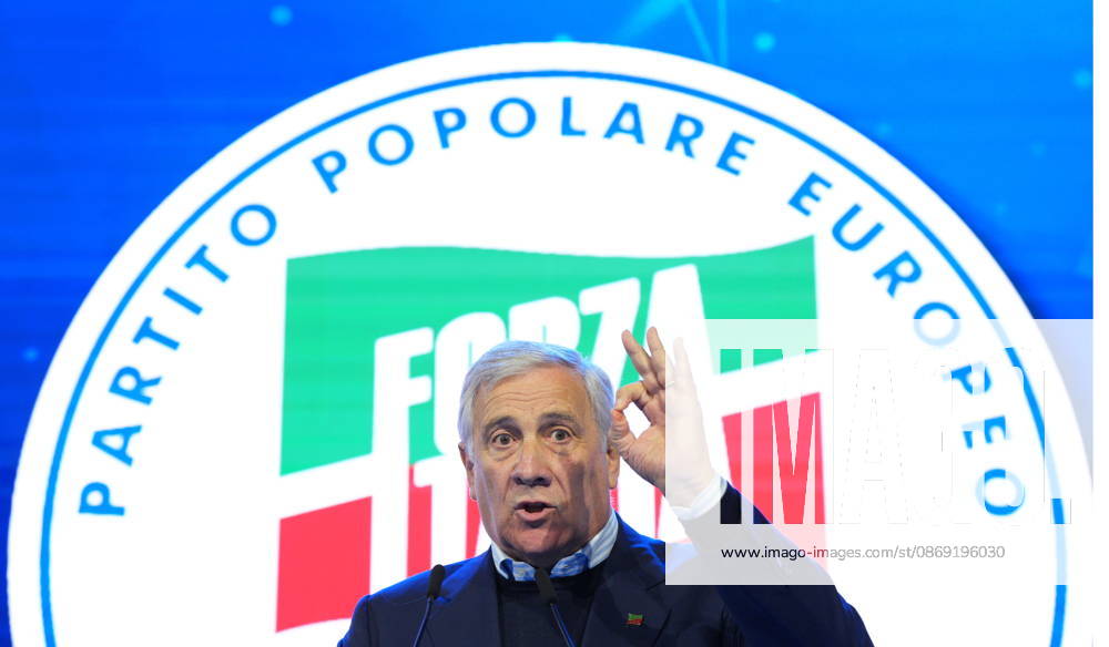 IPA89549736 - Milan, October 11, 2026, Forza Italia Event: The Optimism of Will at the East End Studios on Via Mecenate with Antonio Tajani