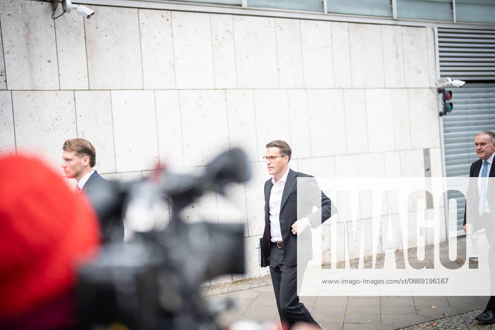 Manuel Hagel, Minister of the Interior of Baden-Württemberg, upon his arrival at the CDU Germany Executive Committee Retreat in Berlin, October 2026, Berlin, Berlin, Germany, Konrad Adenauer House