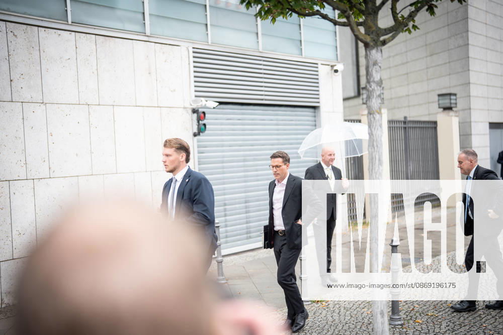 Manuel Hagel, Minister of the Interior of Baden-Württemberg, upon his arrival at the CDU Germany Executive Committee Retreat in Berlin, October 2026, Berlin, Berlin, Germany, Konrad Adenauer House