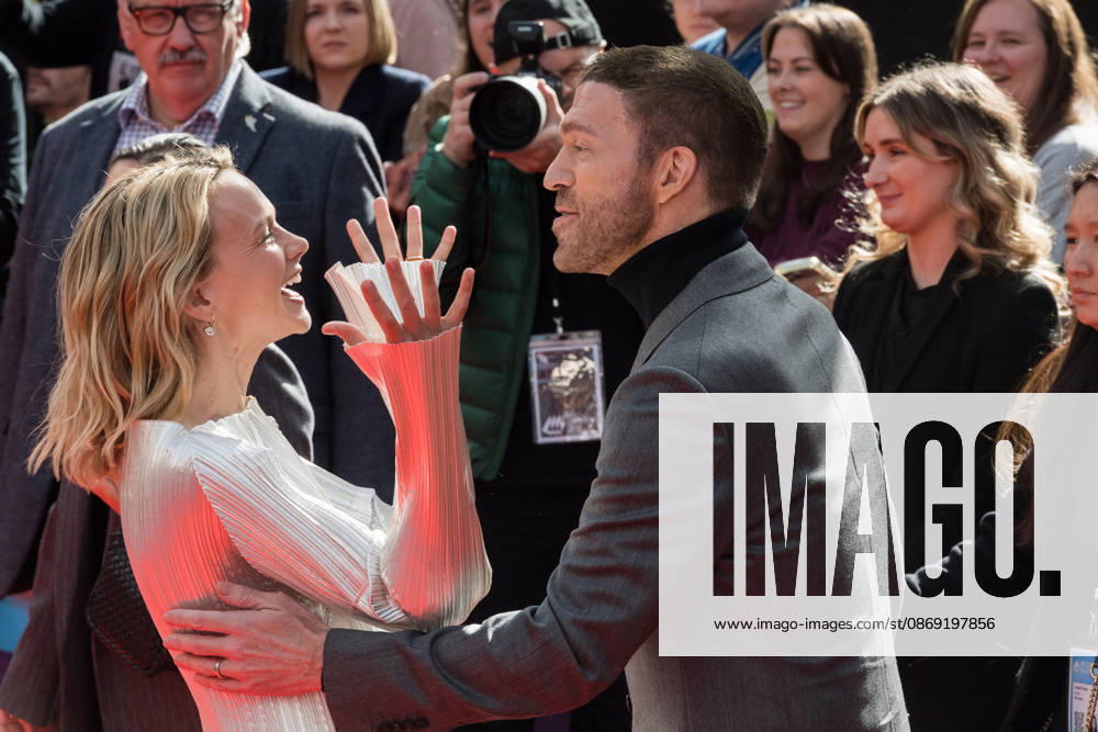 Wildwood Premiere at BFI London Film Festival LONDON, UNITED KINGDOM - OCTOBER 11: (L-R) Carey Mulligan and Travis Knight embrace as they attend the premiere of Wildwood during the 70th BFI London Film Festival at the Royal Festival Hall in London, United Kingdom on October 11, 2026. Wiktor Szymanowicz Anadolu London United Kingdom. Editorial use only. Please get in touch for any other usage.