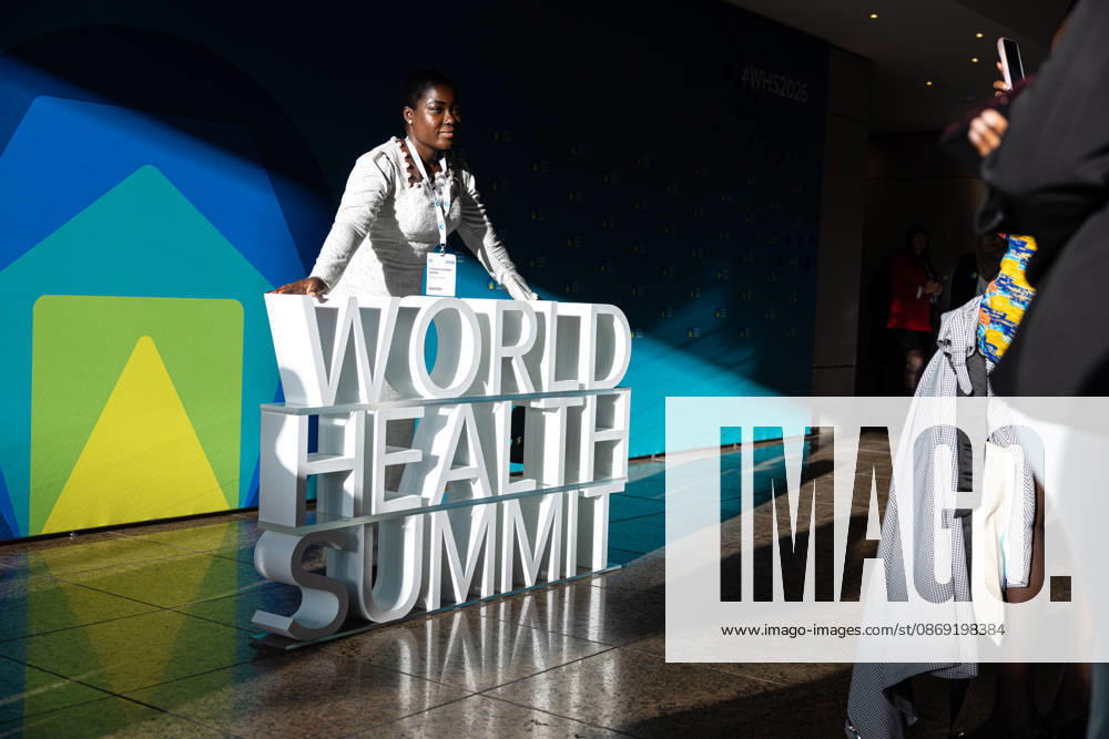 World Health Summit 2026: Global Health Policy, Germany, Berlin, October 11, 2026. A 3D sign for the World Health Summit at the InterContinental Hotel in Berlin, where the international health summit is taking place.