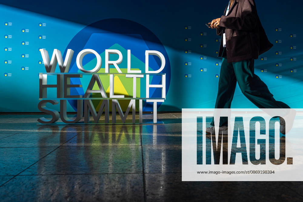 World Health Summit 2026: Global Health Policy, Germany, Berlin, October 11, 2026. A 3D sign for the World Health Summit at the InterContinental Hotel in Berlin, where the international health summit is taking place.