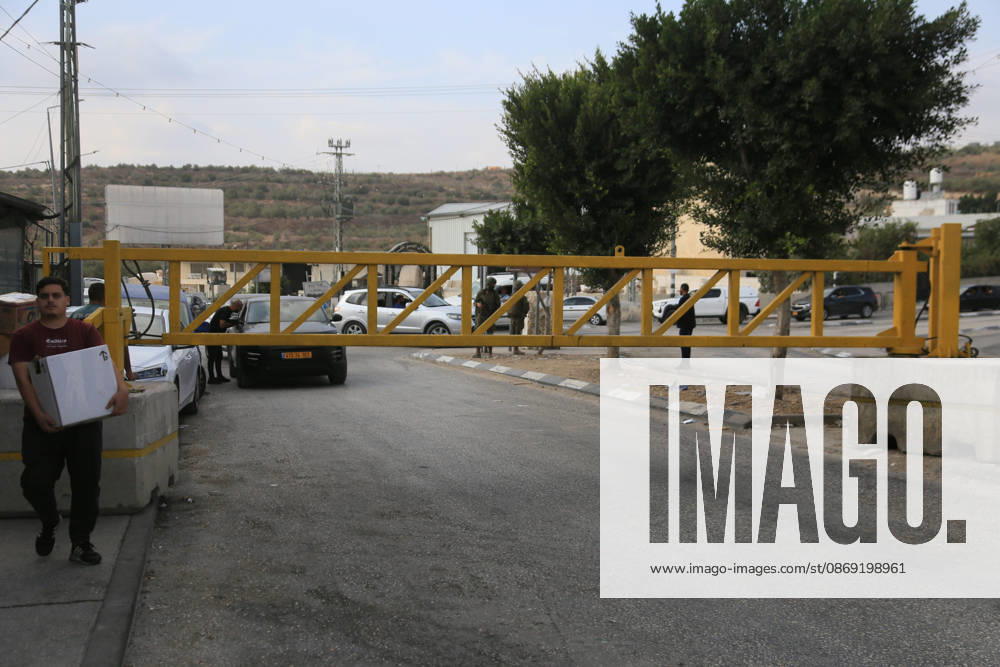 Israeli Forces Close Deir Sharaf Checkpoint West of Nablus Israeli forces close iron gates and the Deir Sharaf checkpoint west of the West Bank city of Nablus on October 11, 2026, preventing Palestinians from entering or leaving the area, citing security considerations. The closure restricted Palestinian movement through one of the area’s main entrances. Photo by Mohammed Nasser apaimages Nablus West Bank Palestinian Territory 111026_Nablus_MN_00(12)