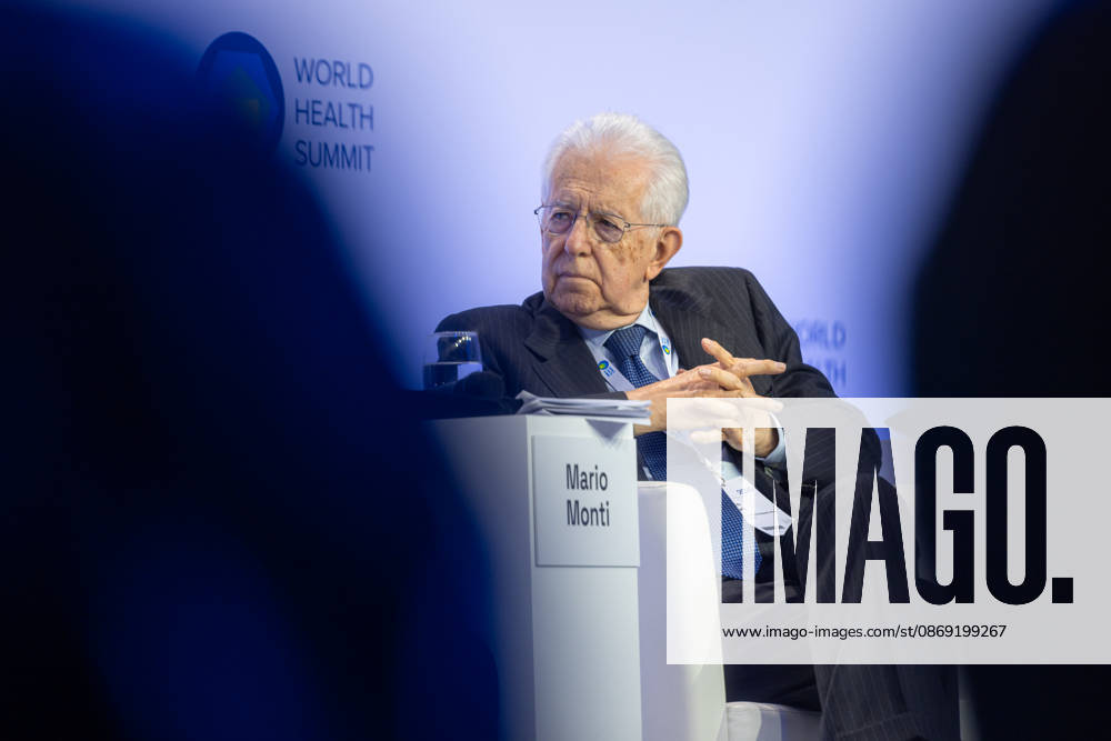 World Health Summit 2026, Germany, Berlin, October 11, 2026 Former Italian Prime Minister Prof. Dr. Mario Monti during a panel di