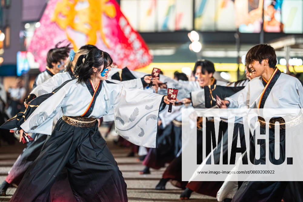 General view, October 11, 2026 - Dancers perform during the main festival of the 27th Tokyo Yosakoi Festival in Ikebukuro, Tokyo, Japan, on October 11, 2026. Held as part of Fukuro Matsuri, the annual dance festival brings together approximately 100 teams and 5,000 performers from across Japan, filling the streets with colorful costumes, synchronized choreography, and energetic yosakoi performances. aflo_355104182