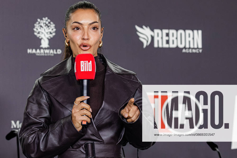 Valentina Maceri at the press conference for Fame Fighting 4 Celebrity Boxing at the Atlantic Hotel in Essen, North Rhine-Westphalia, Germany