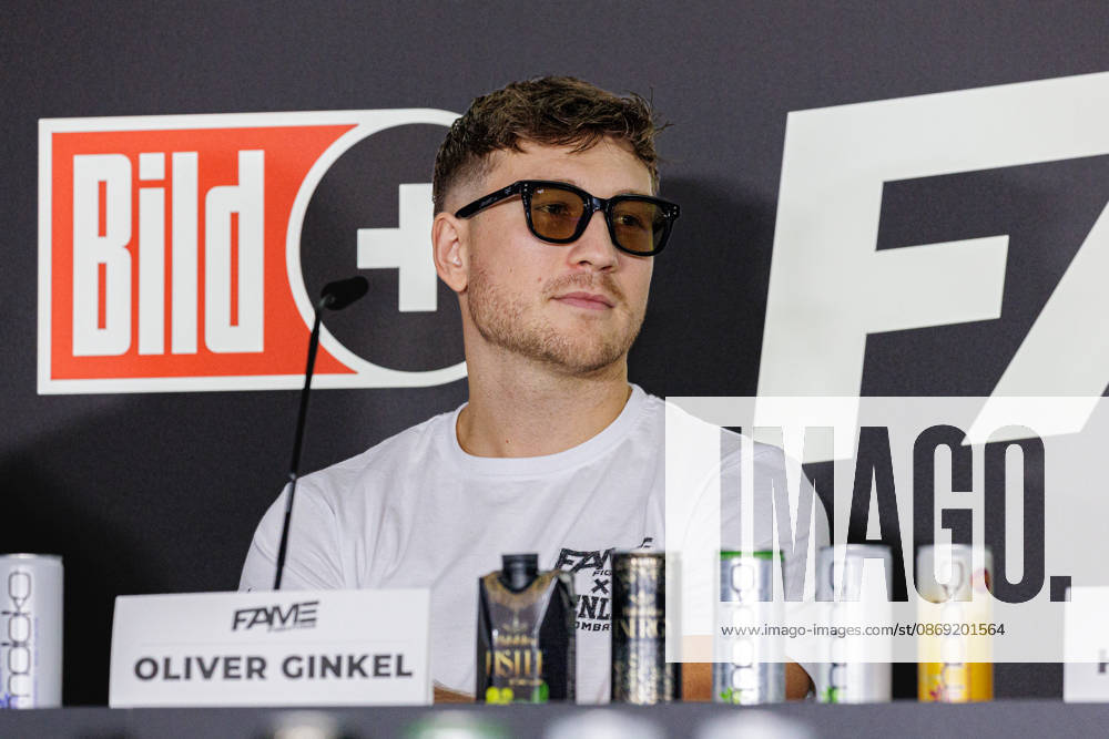 Oliver Ginkel at the press conference for Fame Fighting 4 Celebrity Boxing at the Atlantic Hotel in Essen, North Rhine-Westphalia, Germany