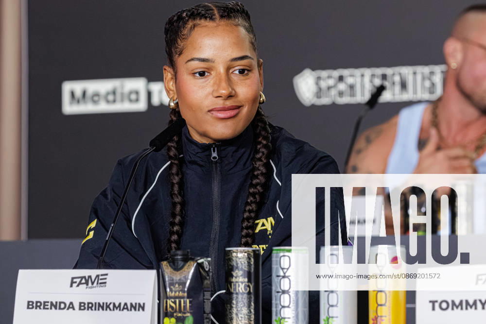 Brenda Brinkmann at the press conference for Fame Fighting 4 Celebrity Boxing, Atlantic Hotel, Essen, North Rhine-Westphalia, Germany