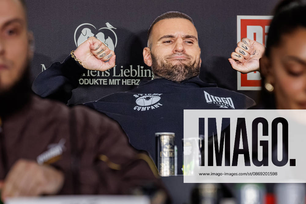 Diogo Sangre at the press conference for Fame Fighting 4 Celebrity Boxing at the Atlantic Hotel in Essen, North Rhine-Westphalia, Germany