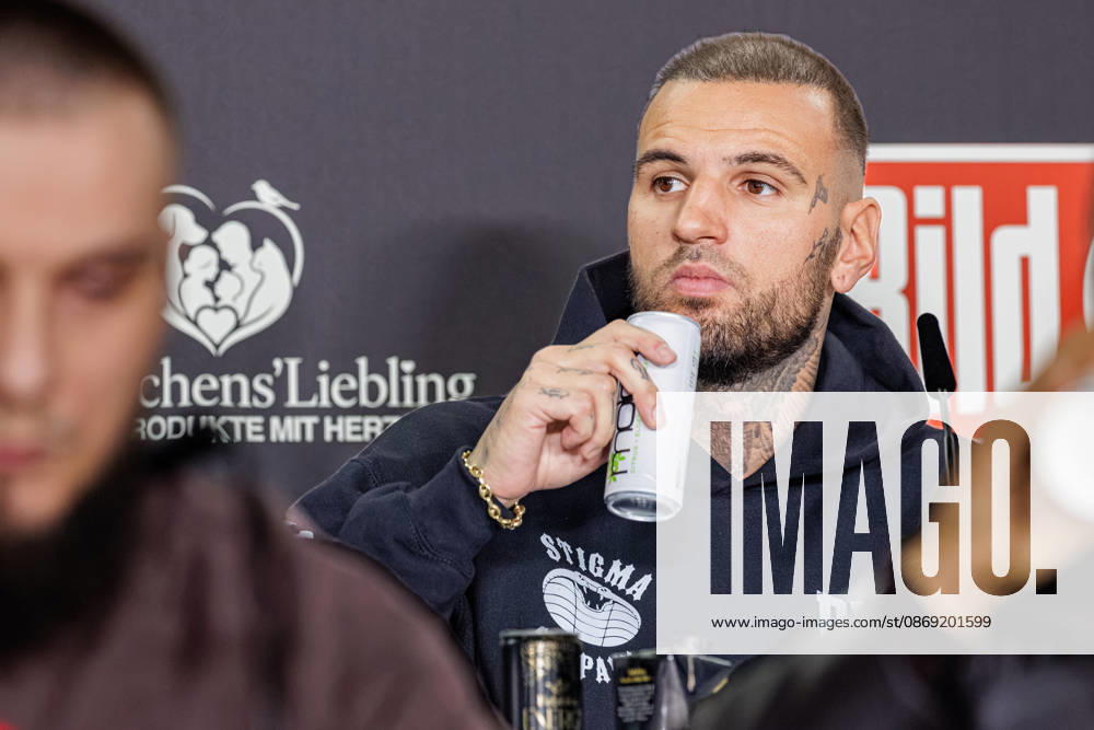 Diogo Sangre at the press conference for Fame Fighting 4 Celebrity Boxing at the Atlantic Hotel in Essen, North Rhine-Westphalia, Germany