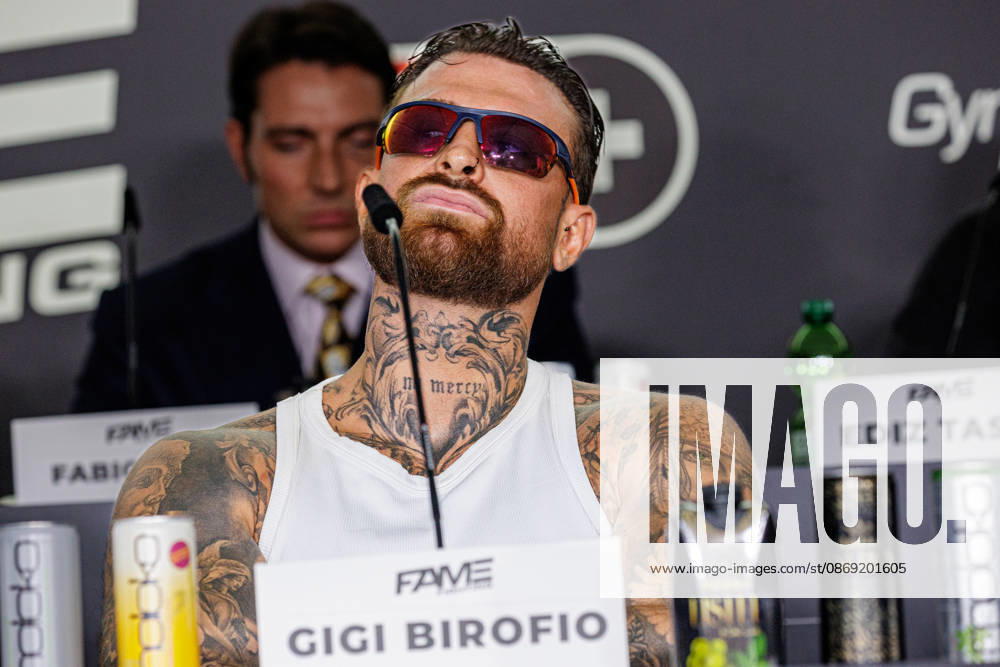 Luigi Gigi Birofio at the press conference for Fame Fighting 4 Celebrity Boxing at the Atlantic Hotel in Essen, North Rhine-Westphalia, Germany