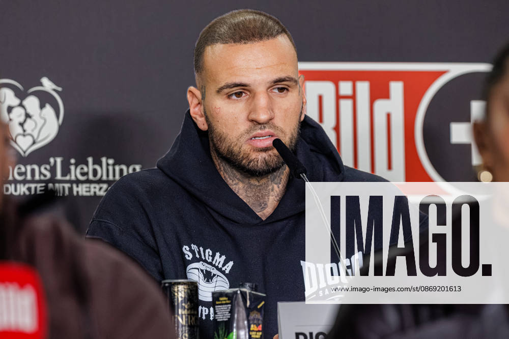 Diogo Sangre at the press conference for Fame Fighting 4 Celebrity Boxing at the Atlantic Hotel in Essen, North Rhine-Westphalia, Germany