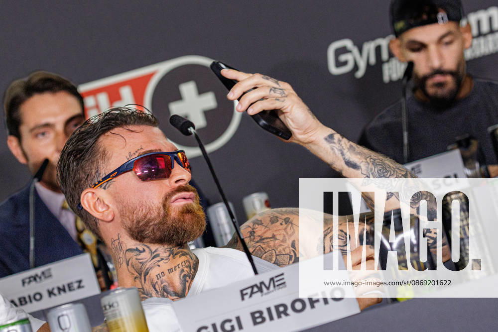 Luigi Gigi Birofio at the press conference for Fame Fighting 4 Celebrity Boxing at the Atlantic Hotel in Essen, North Rhine-Westphalia, Germany
