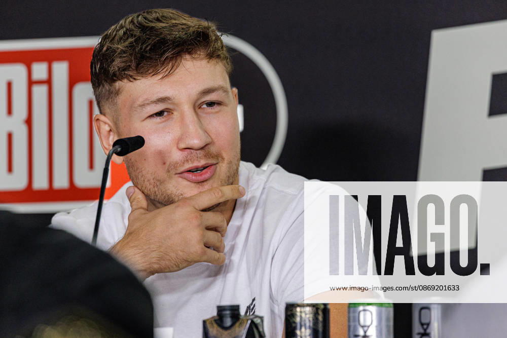 Oliver Ginkel at the press conference for Fame Fighting 4 Celebrity Boxing at the Atlantic Hotel in Essen, North Rhine-Westphalia, Germany