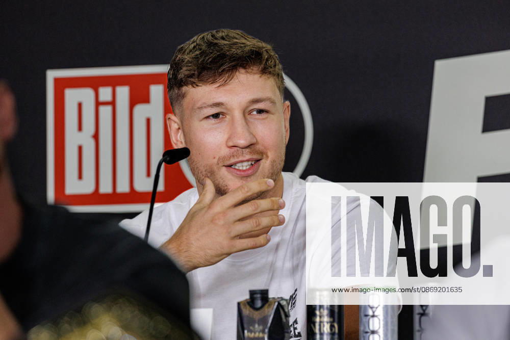 Oliver Ginkel at the press conference for Fame Fighting 4 Celebrity Boxing at the Atlantic Hotel in Essen, North Rhine-Westphalia, Germany