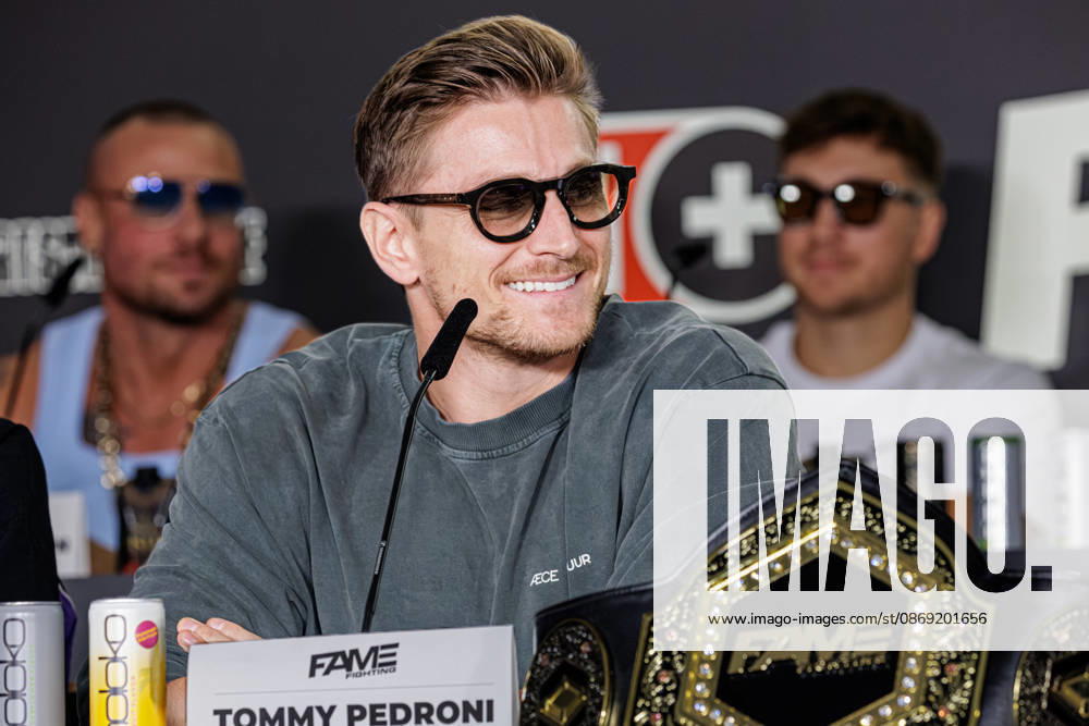 Tommy Pedroni at the press conference for Fame Fighting 4 Celebrity Boxing at the Atlantic Hotel in Essen, North Rhine-Westphalia, Germany