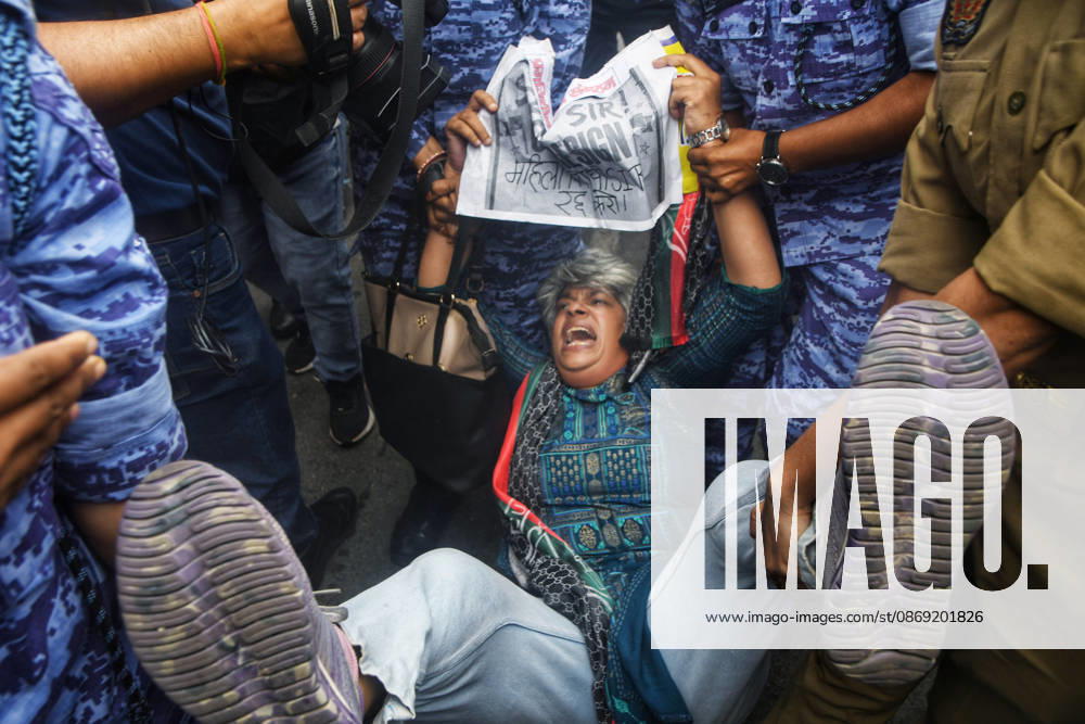 Workers of SFI, AISF and AIYF are being detained by Delhi Police while holding a protest against CEC Gyanesh Kumar at the Inner Circle of Connaught Place New Delhi, Oct 11 (ANI): Workers of SFI, AISF and AIYF are being detained by Delhi Police while holding a protest against CEC Gyanesh Kumar at the Inner Circle of Connaught Place, in New Delhi on Sunday. Delhi New Delhi India