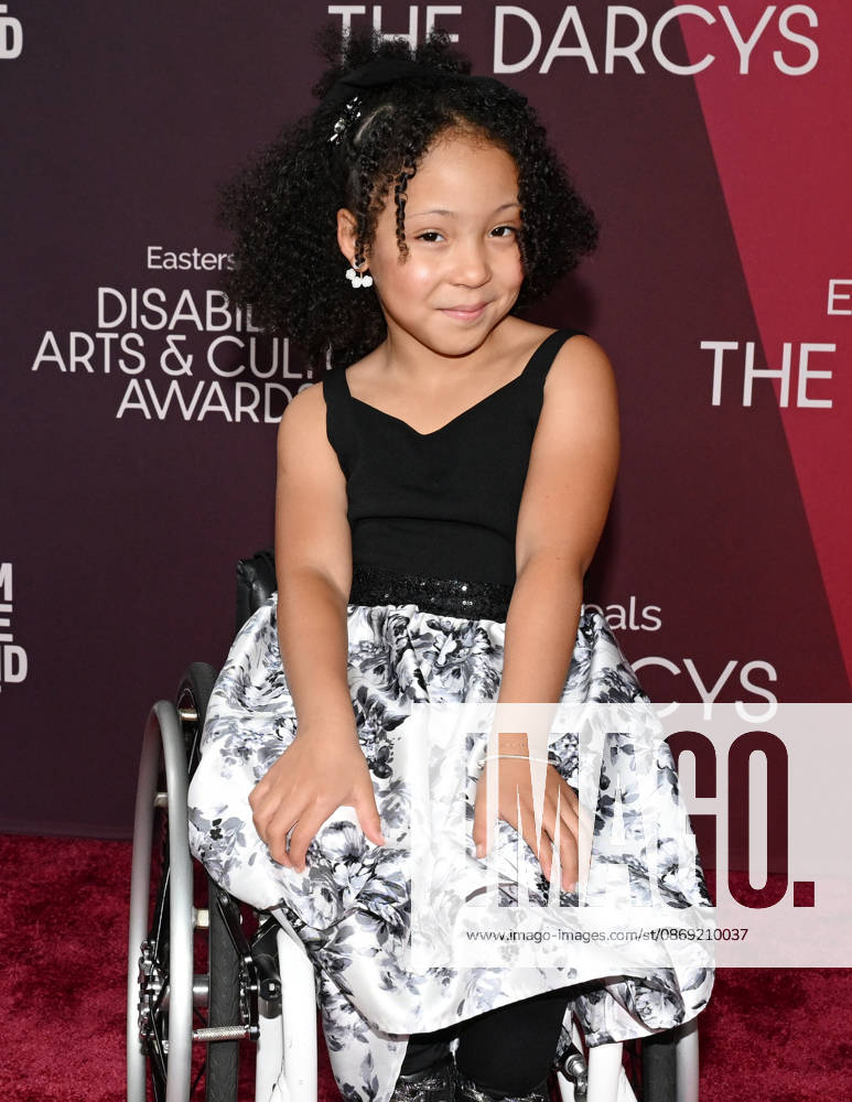 CESILY COLLETTE TAYLOR attends the inaugural Easterseals Disability Arts & Culture Awards DARCYS Awards red carpet. Santa Monica USA - ZUMAb173 20261010_aap_b173_253