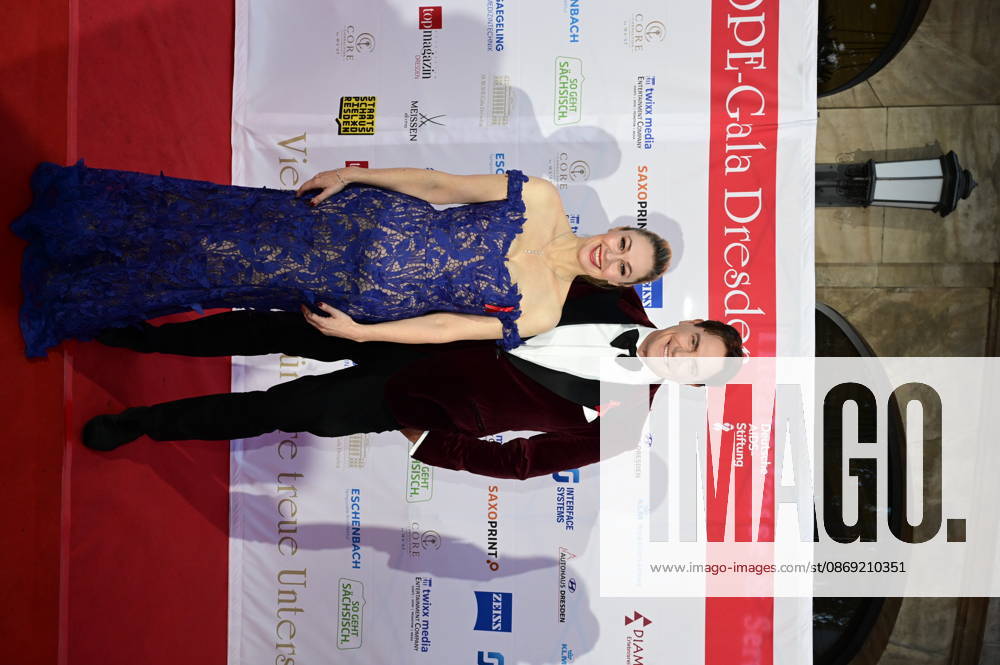 Ruth Moschner and Benjamin Bieneck at the 18 Hope Gala 2026 at the Schauspielhaus Dresden