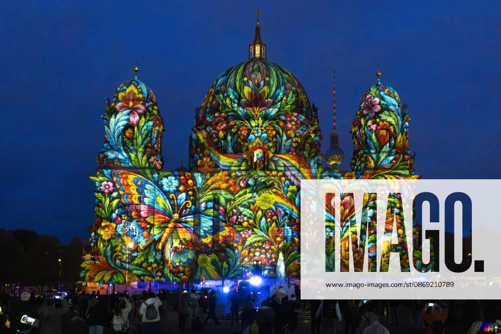 Festival of Lights, Light Festival in Downtown Berlin, October 10, 2026, Berlin Cathedral, 22nd BERLIN FESTIVAL OF LIGHTS, theme Colors of Love, light installations, October 11, 2026, Berlin, Germany English Berlin Cathedral, 22nd Berlin Festival of Lights, theme Colors of Love, light installations, October 11, 2026, Berlin, Germany Berlin City Center Berlin G