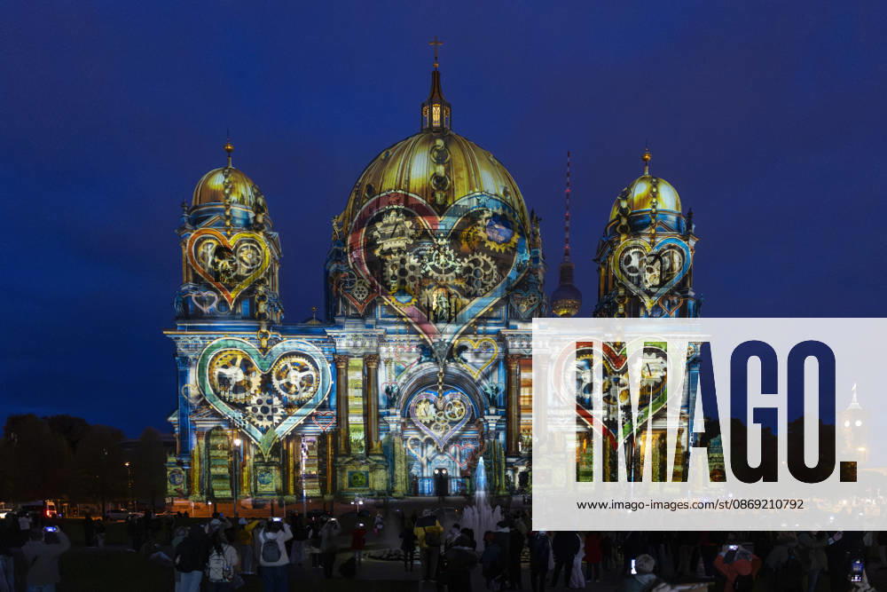Festival of Lights, Light Festival in Downtown Berlin, October 10, 2026, Berlin Cathedral, 22nd BERLIN FESTIVAL OF LIGHTS, theme Colors of Love, light installations, October 11, 2026, Berlin, Germany English Berlin Cathedral, 22nd Berlin Festival of Lights, theme Colors of Love, light installations, October 11, 2026, Berlin, Germany Berlin City Center Berlin G