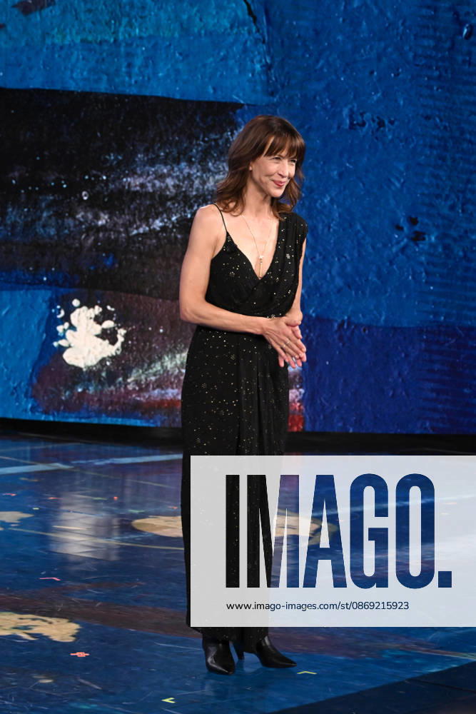 IPA89573745 - Milan, TV Show Che Tempo Che Fa - Nove. Pictured: Sophie Marceau