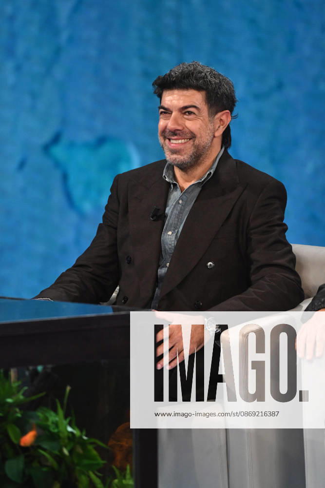 IPA89573950 - Milan, TV Show Che Tempo Che Fa - Nove. Pictured: Pierfrancesco Favino