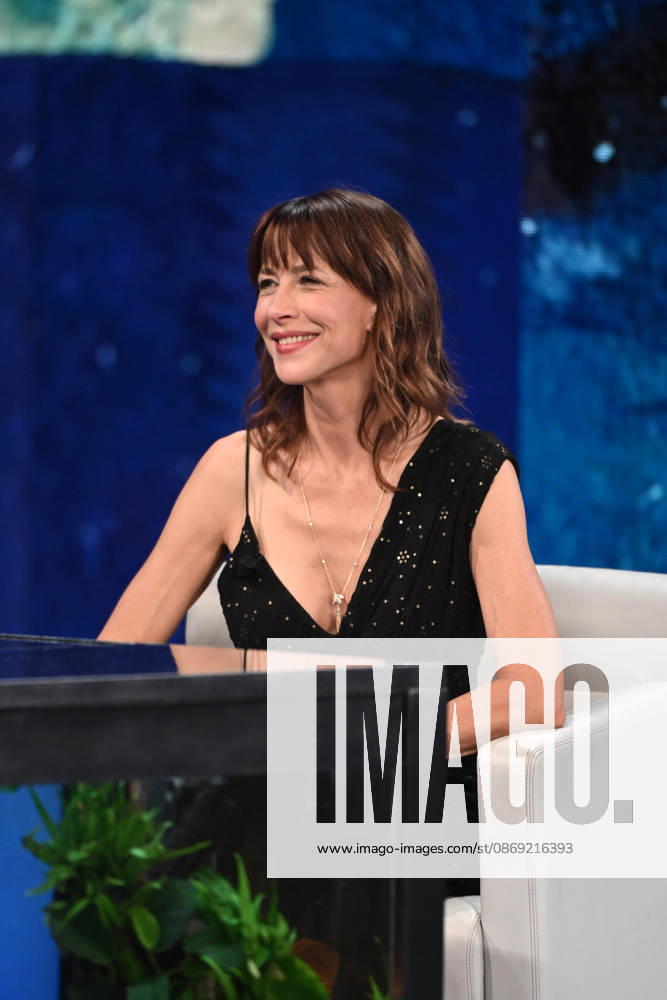 IPA89573835 - Milan, TV Show Che Tempo Che Fa - Nove. Pictured: Sophie Marceau