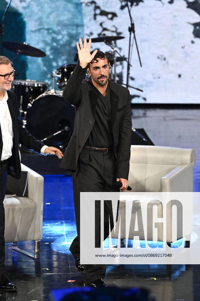 IPA89573998 - Milan, TV Show Che Tempo Che Fa - Nove. Pictured: Marco Mengoni