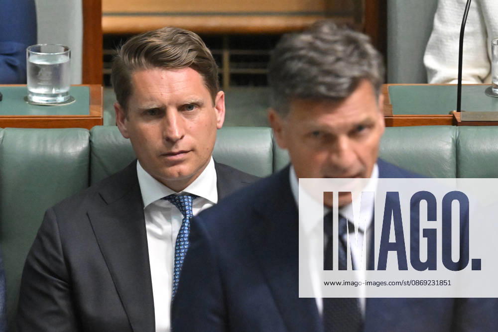 QUESTION TIME, Shadow Minister for Industry Andrew Hastie and Leader of the Opposition Angus Taylor during Question Time in the House of Representatives at Parliament House in Canberra, Monday, October 12, 2026. ( NO ARCHIVING CANBERRA AUSTRALIAN CAPITAL TERRITORY Australia