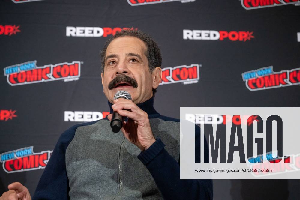 Tony Shalhoub speaks at a panel discussion for CBS s new crime-solving drama EINSTEIN!.during New York Comic Con 2026 at The Jacob K. Javits Convention Center on October 11, 2026 in New York City. New York United States - ZUMAs197 20261011_aaa_s197_388