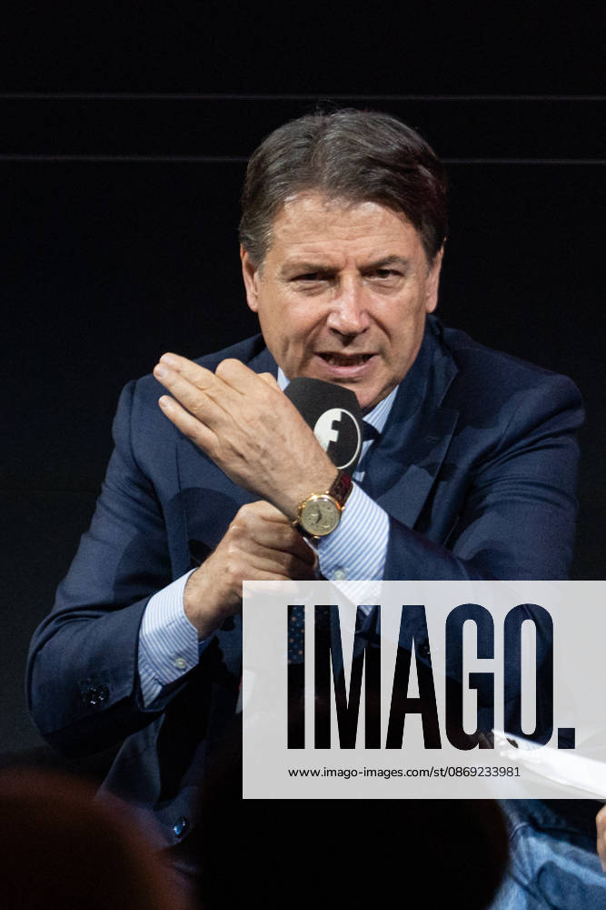 Giuseppe Conte During Rumore Festival 2026 - Rome Giuseppe Conte, leader of the Five Star Movement, participates in the Face-to-Face with Politicians panel at Fanpage.it’s Rumore Festival 2026 in Rome, Italy on October 11, 2026. Photo by Andrea Bracaglia ABACAPRESS.COM Rome Italy Italy