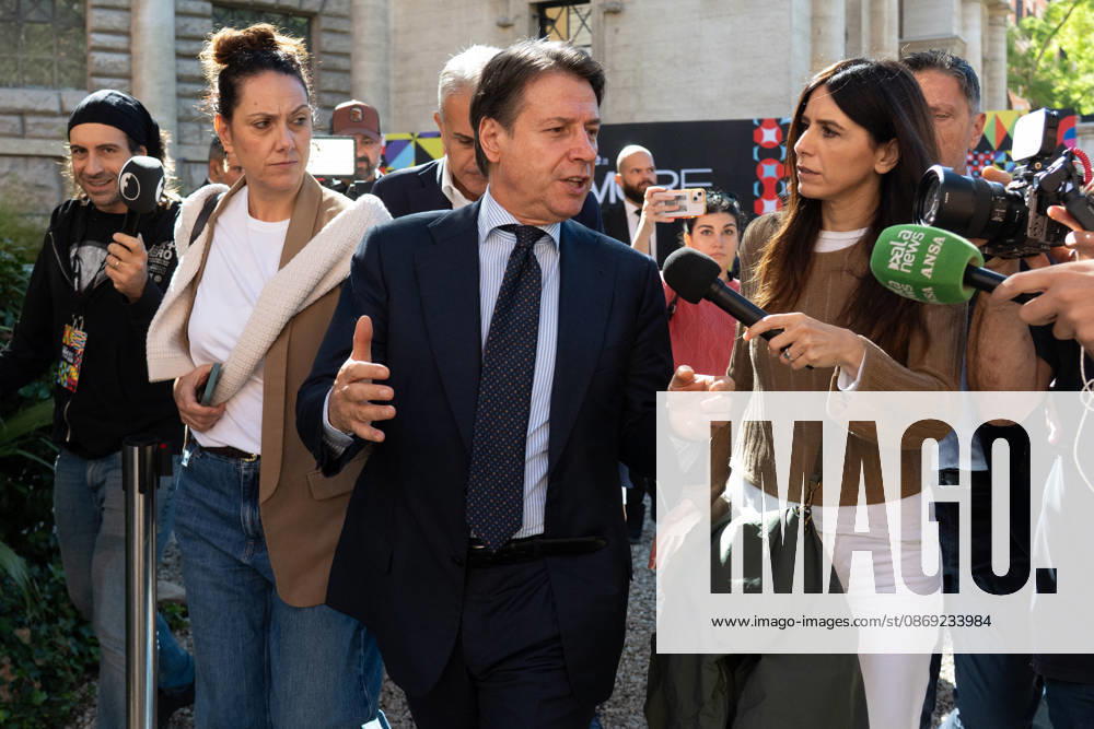 Giuseppe Conte During Rumore Festival 2026 - Rome Giuseppe Conte, leader of the Five Star Movement, participates in the Face-to-Face with Politicians panel at Fanpage.it’s Rumore Festival 2026 in Rome, Italy on October 11, 2026. Photo by Andrea Bracaglia ABACAPRESS.COM Rome Italy Italy