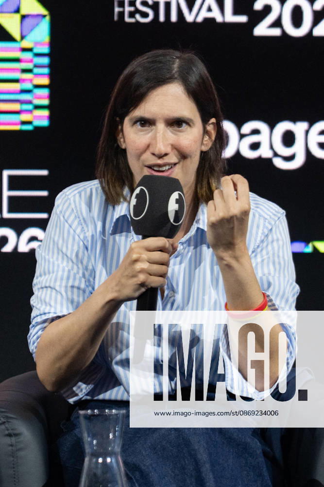 Elly Schlein During Rumore Festival 2026 - Rome Elly Schlein, Secretary of the Italian Democratic Party, participates in the Face-to-Face with Politicians panel at Fanpage.it’s Rumore Festival 2026 in Rome, Italy on October 11, 2026. Photo by Andrea Bracaglia ABACAPRESS.COM Rome Italy Italy
