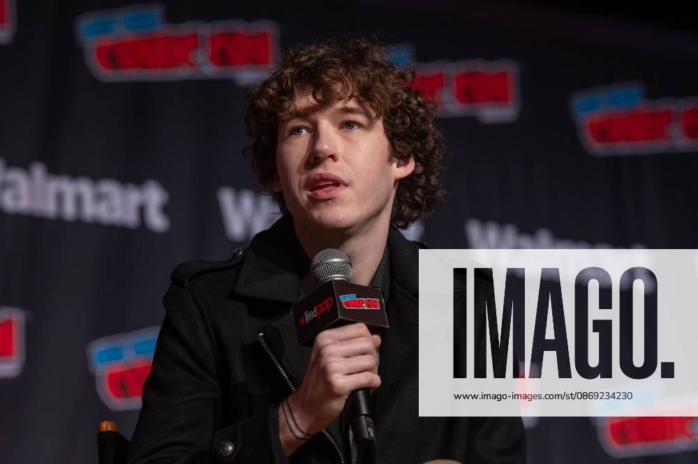 Devin Druid speaks at a panel discussion for CBS new series NCIS: NEW YORK.during New York Comic Con 2026 at The Jacob K. Javits Convention Center on October 11, 2026 in New York City. New York United States - ZUMAs197 20261011_aaa_s197_484