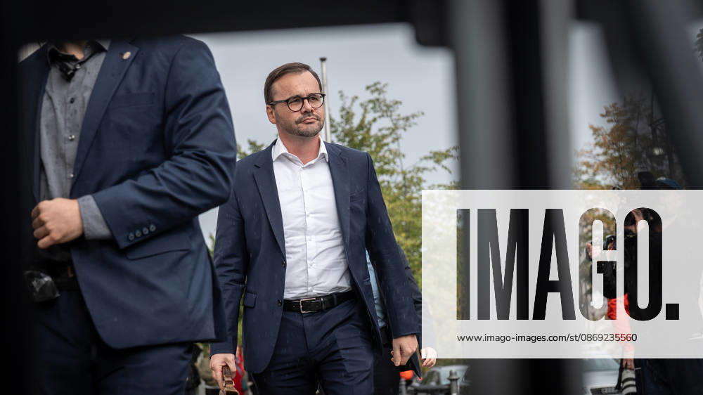 Jan Redmann, Minister of the Interior of Brandenburg, upon his arrival at the CDU Germany Executive Committee Retreat in Berlin, October 2026, Berlin, Berlin, Germany, Konrad Adenauer House