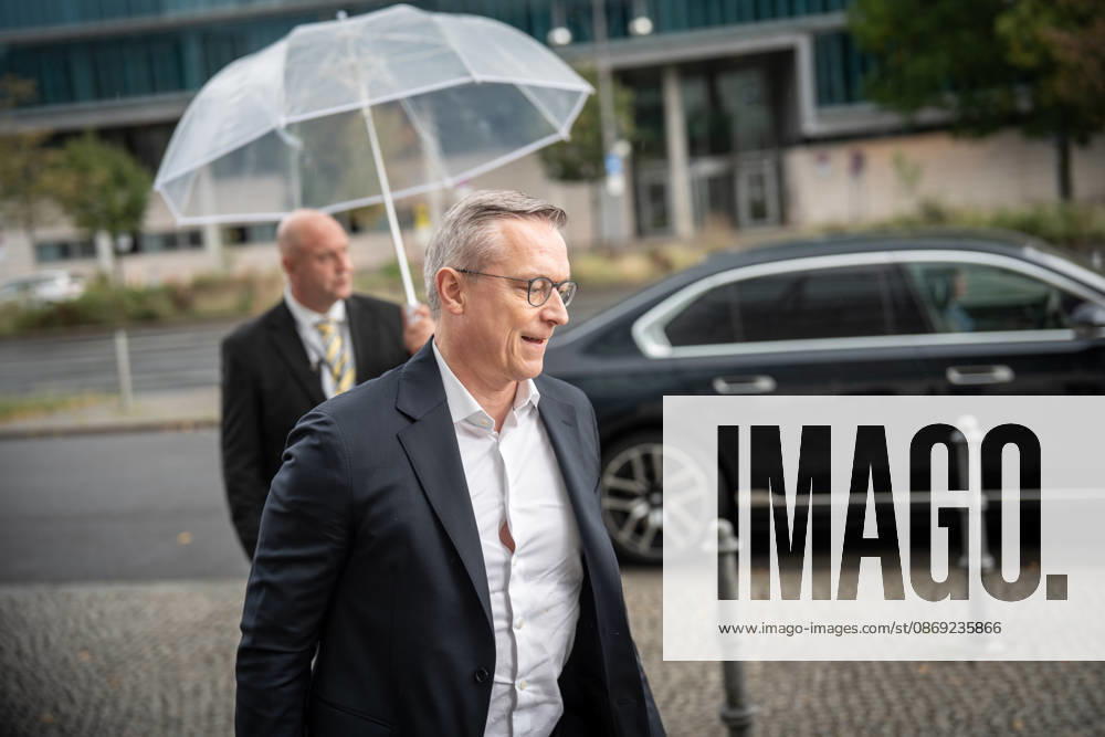 Karsten Wildberger, Federal Minister for Digital Affairs and State Modernization, upon his arrival at the CDU Germany Executive Committee Retreat in Berlin, October 2026, Berlin, Berlin, Germany, Konrad Adenauer House