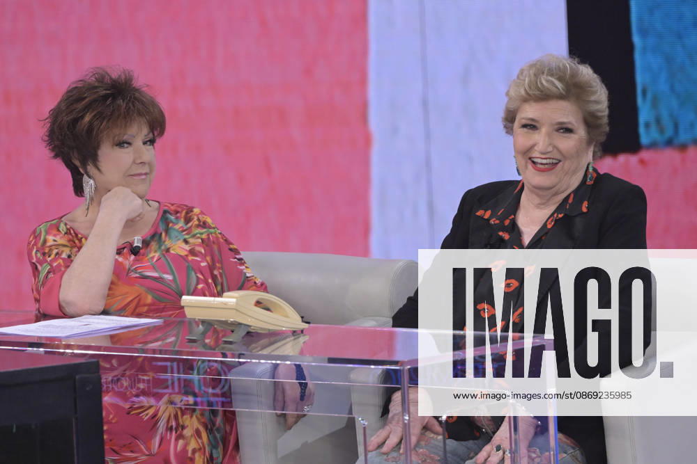 Photo by Mario Romano, IPP Milan, October 11, 2026. From the TV show *Che Tempo Che Fa*; pictured are Orietta Berti and Mara Maionchi. Italy Photo Press World. Copyright *Che Tempo Che Fa*