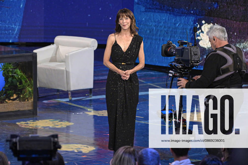 Photo by Mario Romano, IPP Milan, October 11, 2026. TV show *Che Tempo Che Fa*. Pictured: Sophie Marceau, actress. Italy Photo Press World. Copyright *Che Tempo Che Fa*